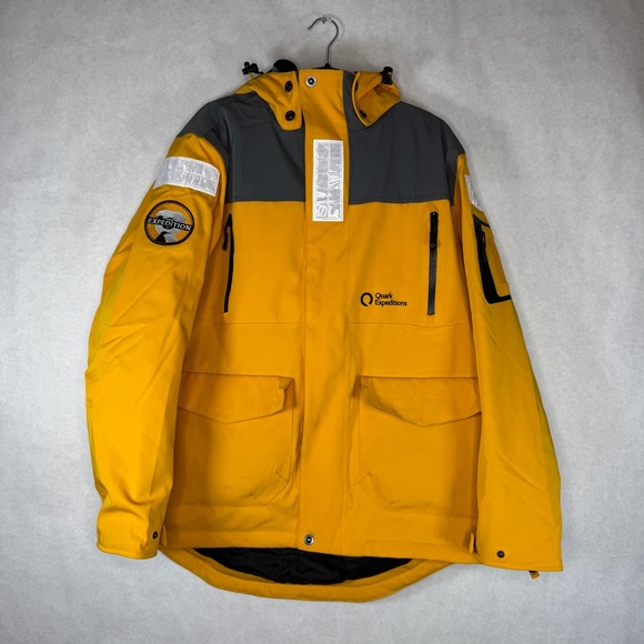 Quark Expeditions Other - QUARK EXPEDITIONS Yellow Waterproof Parka - Sz Men’s L